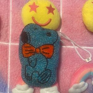Snoopy Beaded Wristlet Coin purse